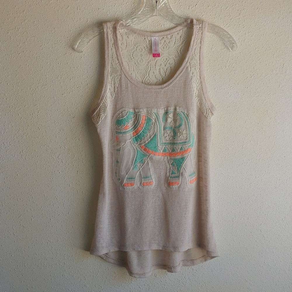 Elephant Tank Unique & Cute Vacation Vibes A-3